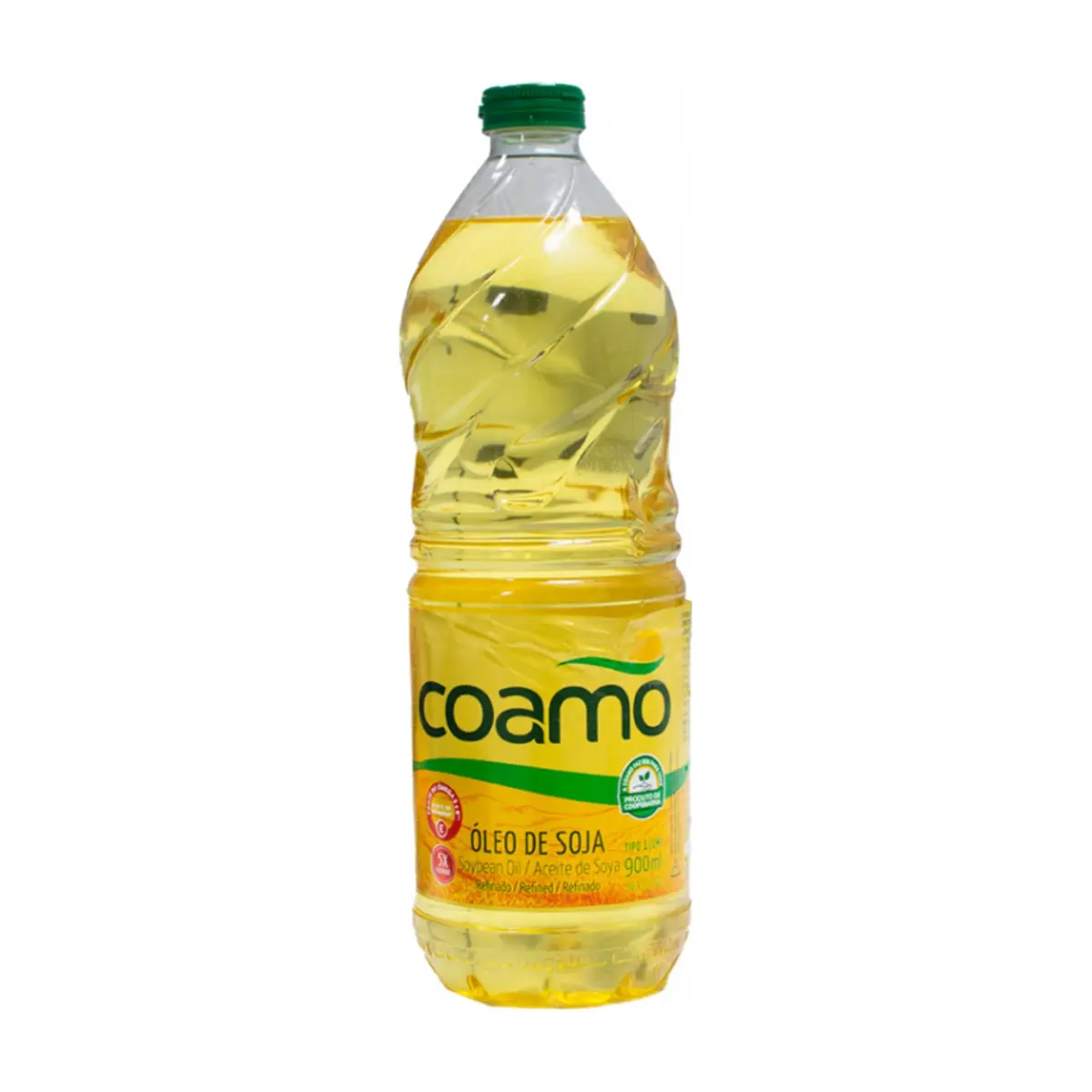 Aceite de soja refinado Coamo (900 ml)