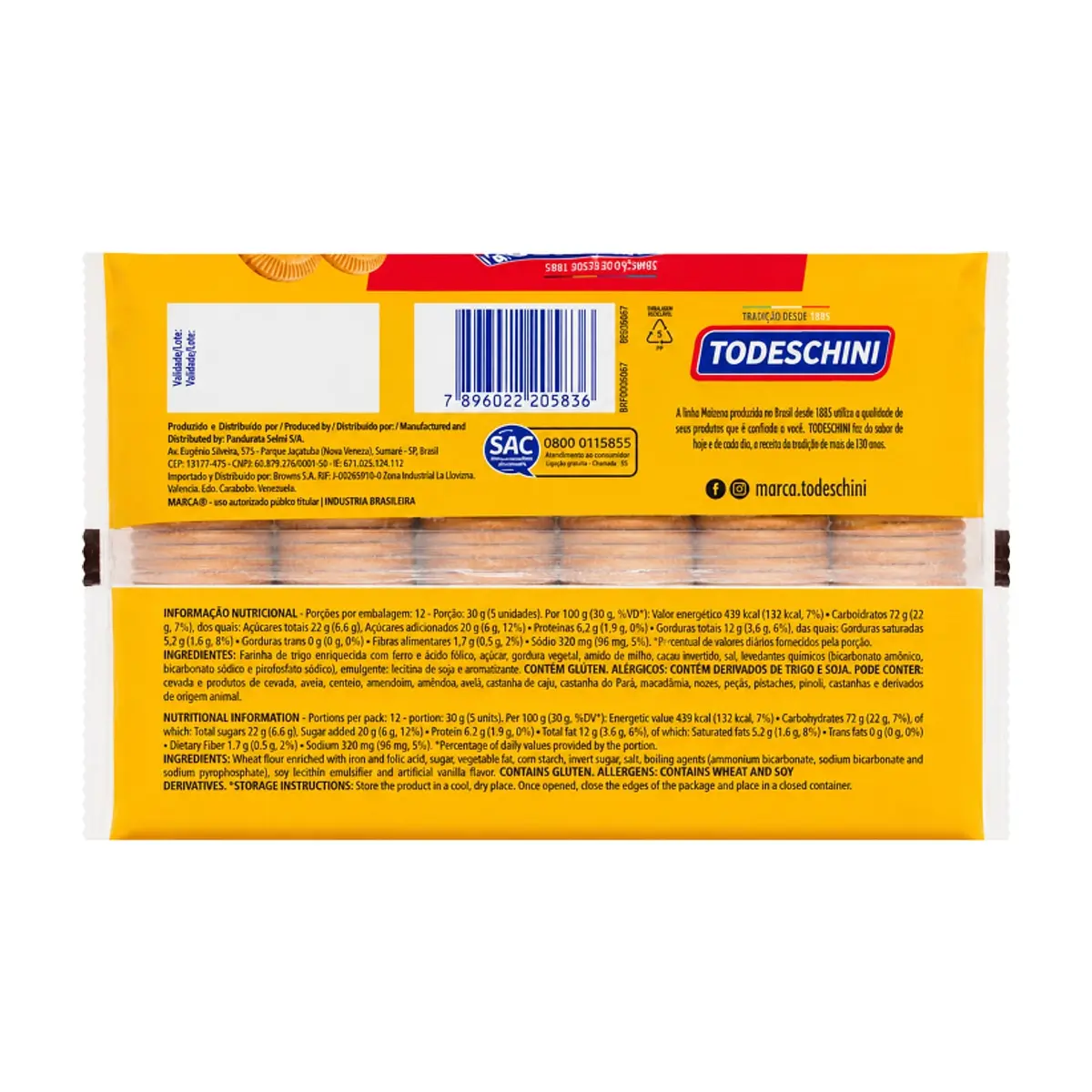 Galletas de maicena Todeschini (20 x 360 g / 12.7 oz) - Thumbnail 2