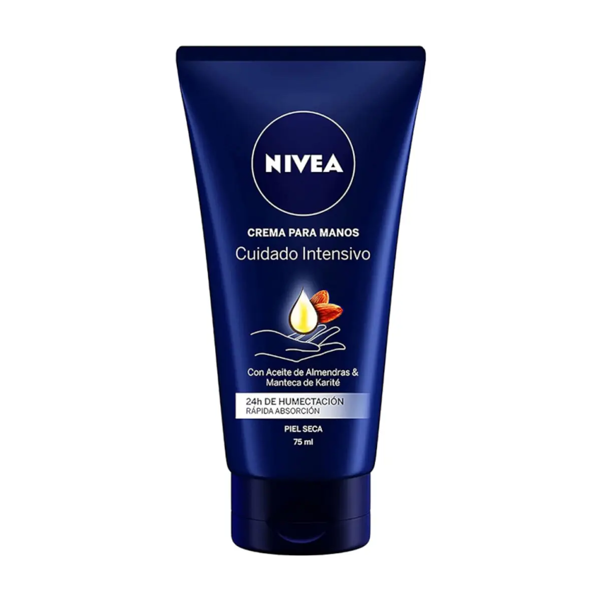Crema para manos con aceite de almendras y manteca de karité Nivea (75 ml) - Thumbnail 2
