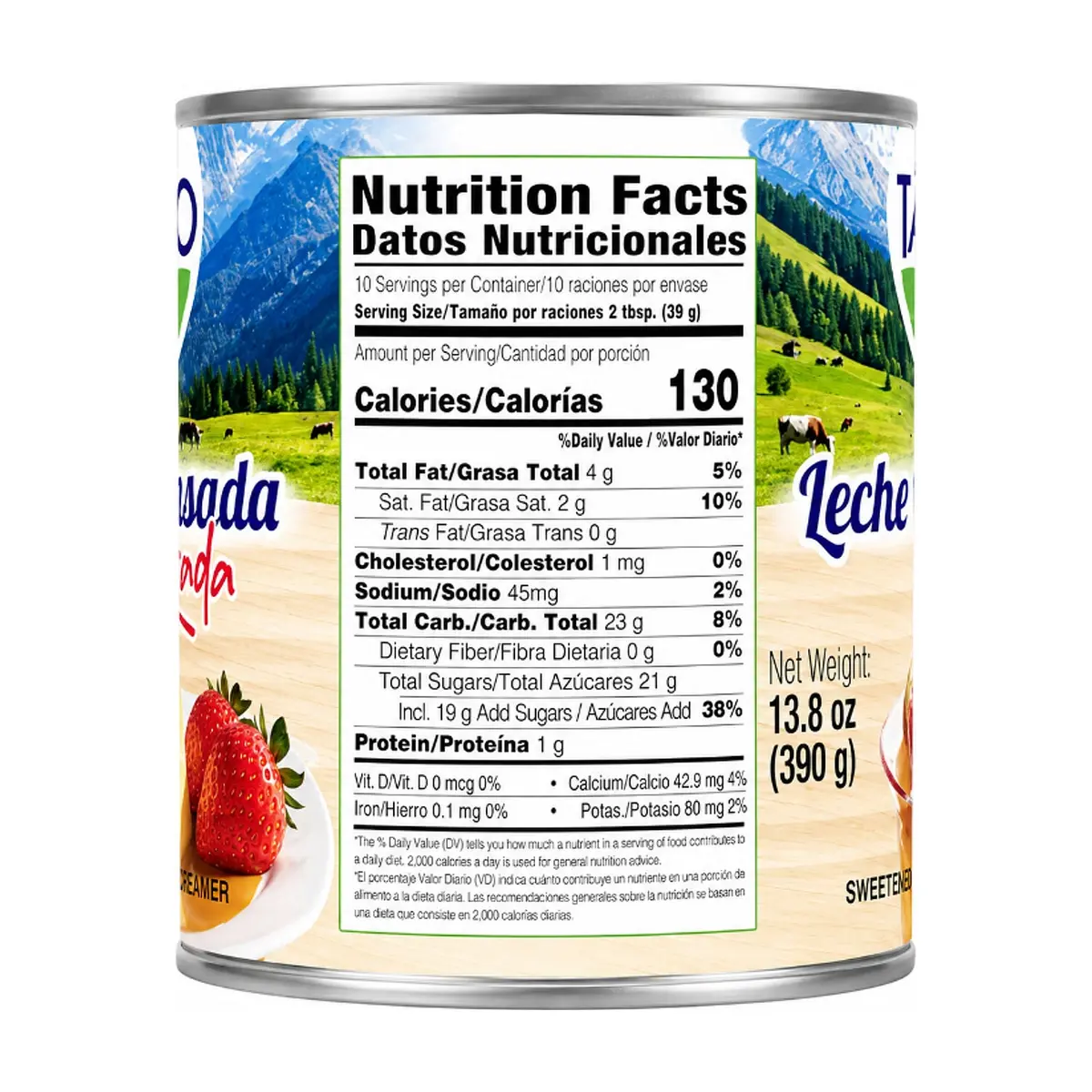 Leche condensada azucarada Tánamo (390 g / 13.8 oz) - Thumbnail 2