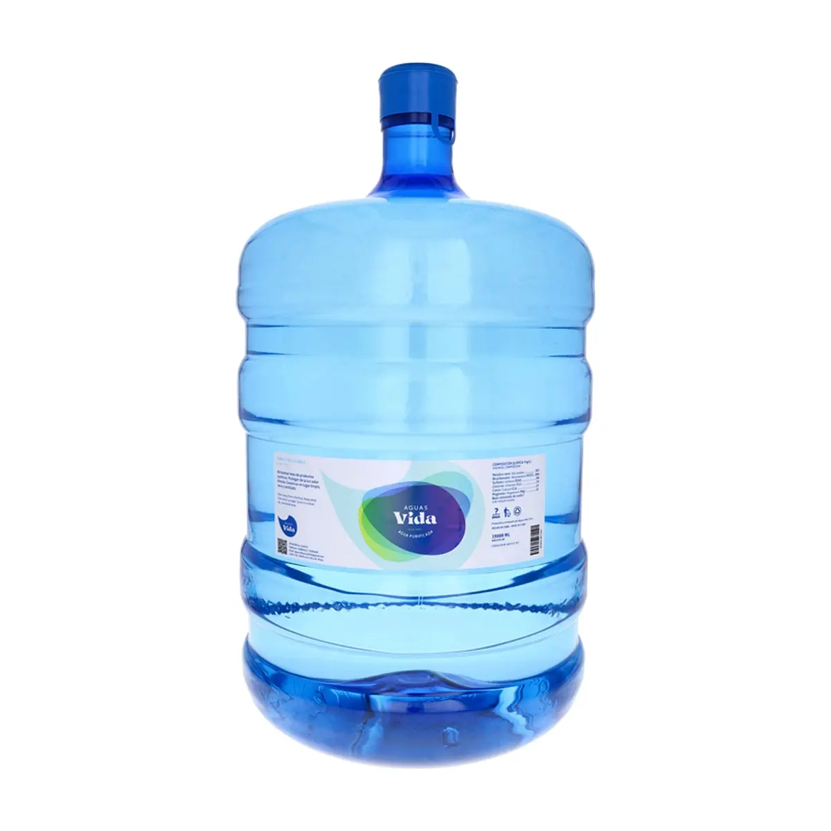 Botellón con agua purificada Aguas Vida (19 L)