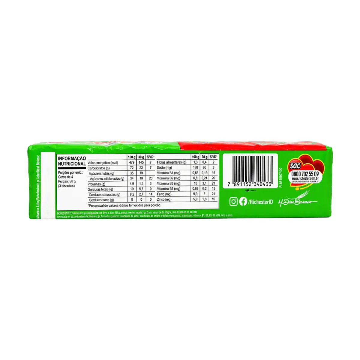 Galletas con relleno sabor fresa Animados Zoo Richester (130 g / 4.59 oz) - Miniatura 2