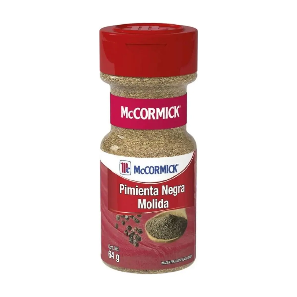 Pimienta negra molida McCormick (64 g / 2.26 oz)
