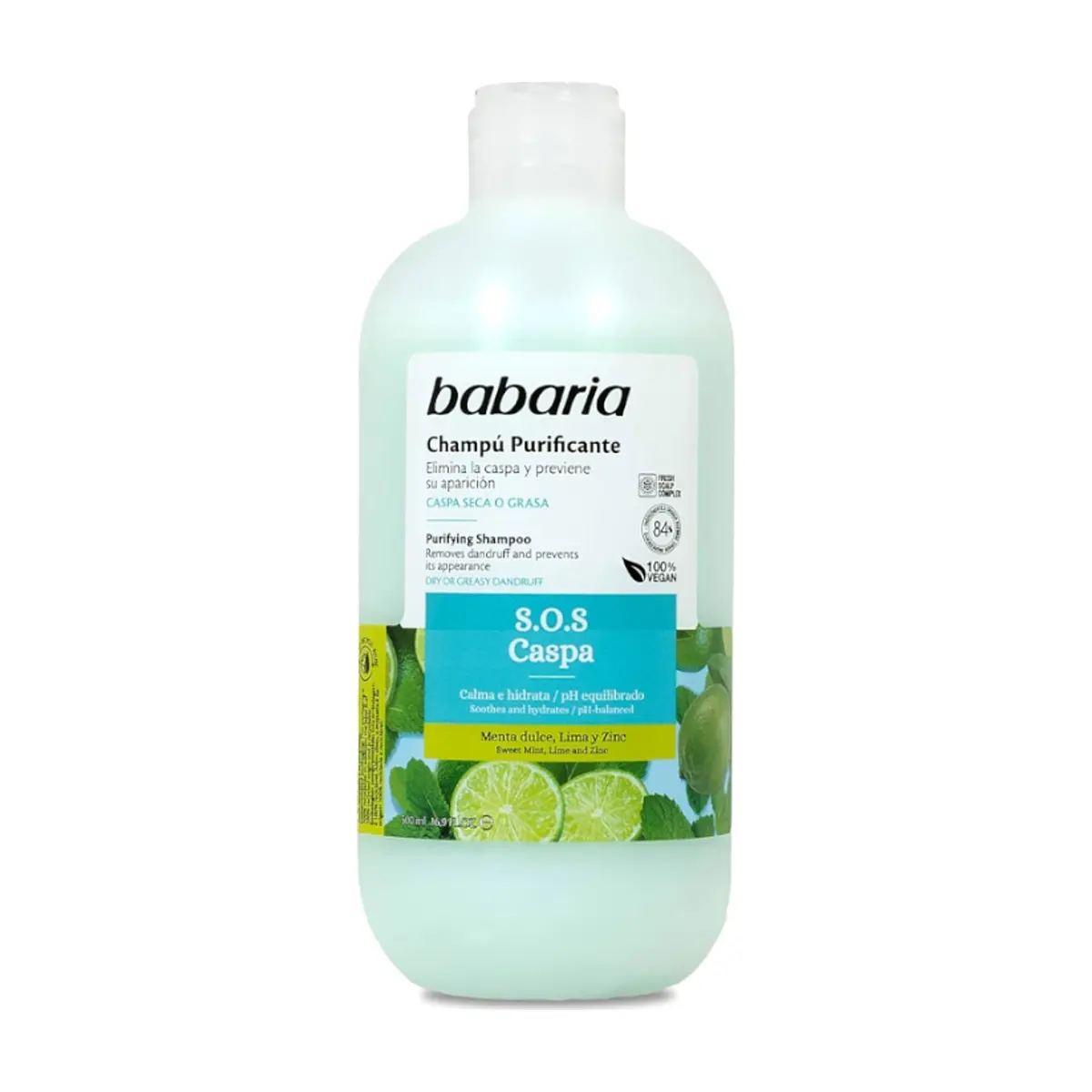 Champú purificante S.O.S caspa Babaria (500 ml)
