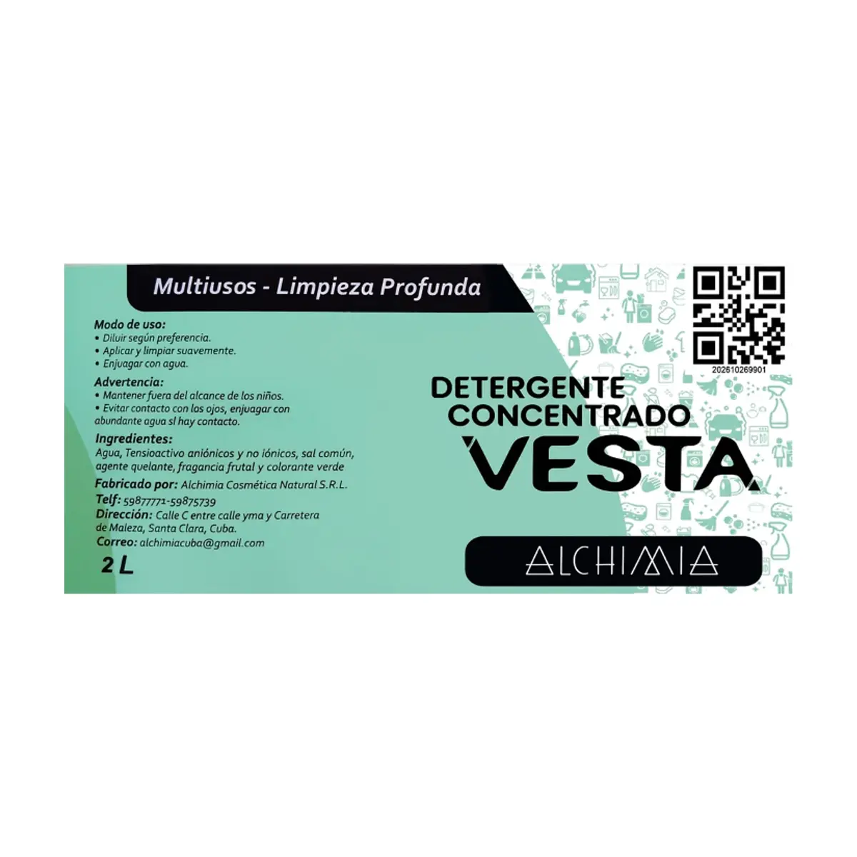 Detergente Concentrado Alchimia (2 L) - Miniatura 4