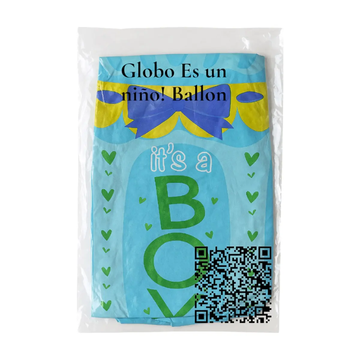 Globo para baby shower con cartel Es un niño! Balloon - Thumbnail 3
