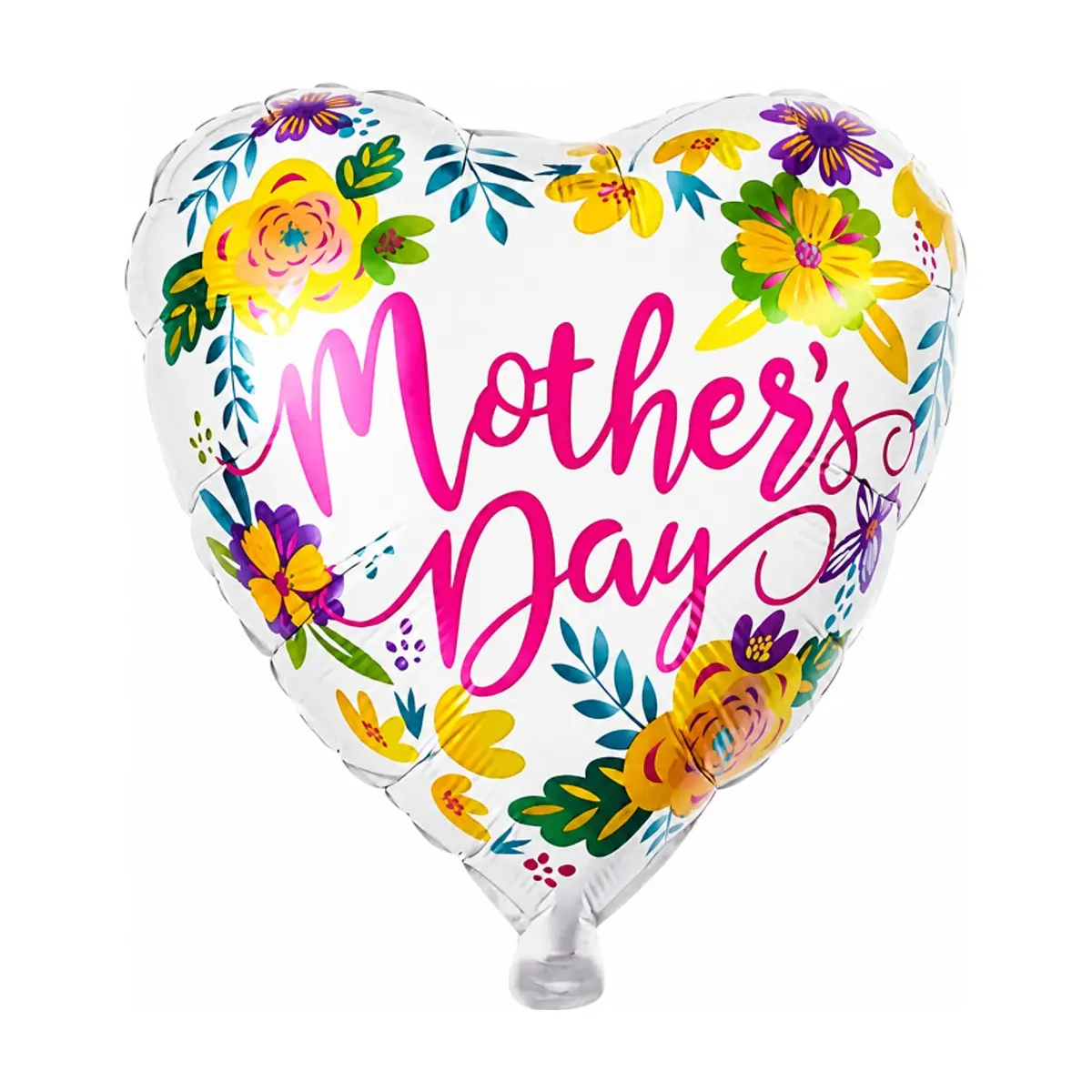 Globo en forma de corazón con cartel de Happy mother´s day Balloon (17 pulgadas)