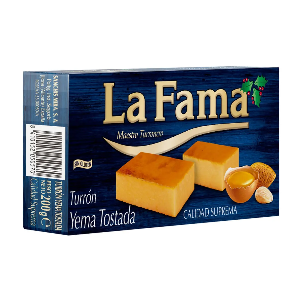 Turrón de yema tostada La Fama (200 g / 7 oz) - Imagen 1