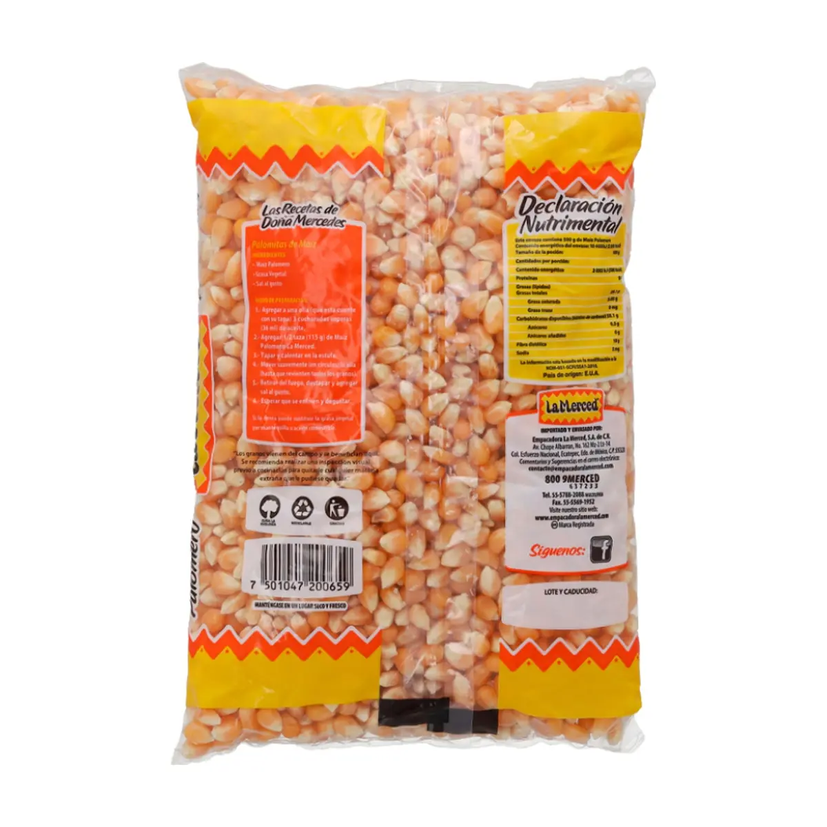 Maiz para palomitas La Merced (500 g / 1.1 lb) - Thumbnail 2