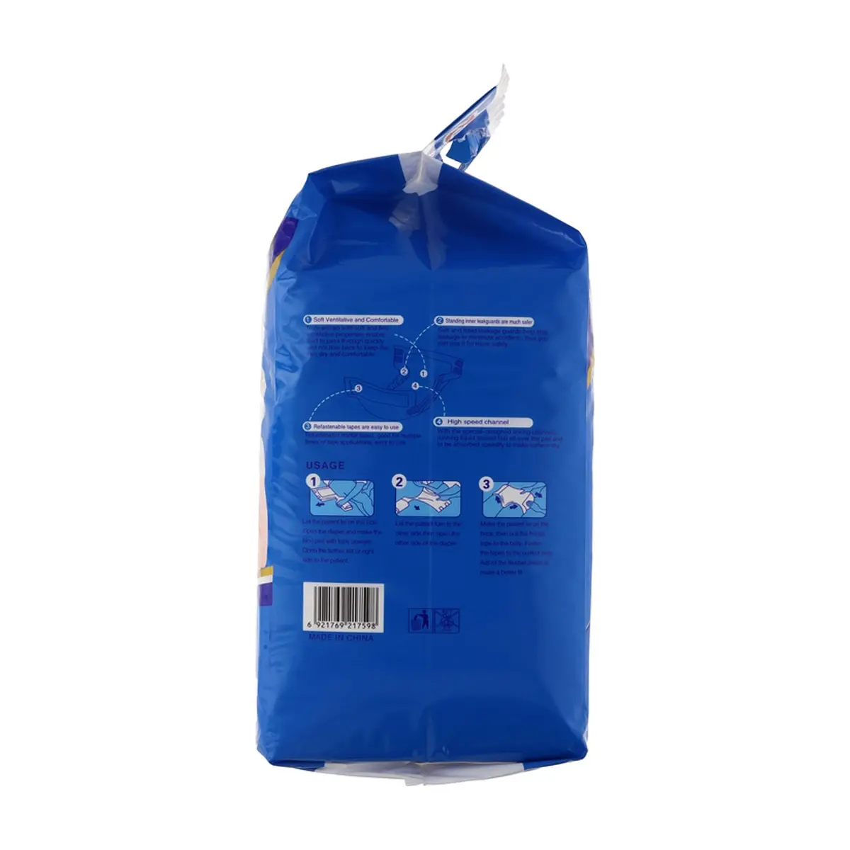 Pañales desechables para adultos talla XL BEN (10 U) - Miniatura 3
