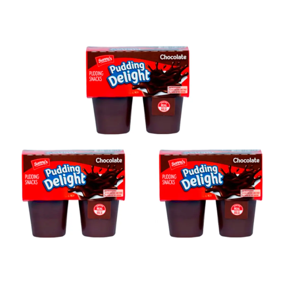 Natilla de chocolate Sunny' s (12 x 92.1 g / 3.25)
