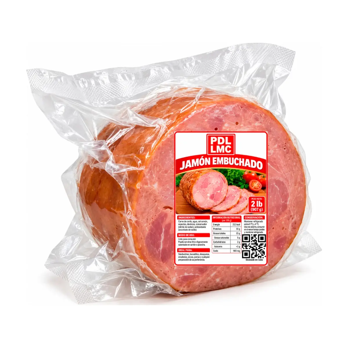 Jamón embuchado PDL LMC (907 g / 2 lb)