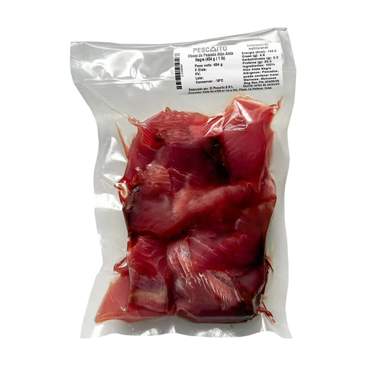 Masas de pescado Atún Aleta Negra Pescaito (454 g / 1 lb) - Miniatura 2