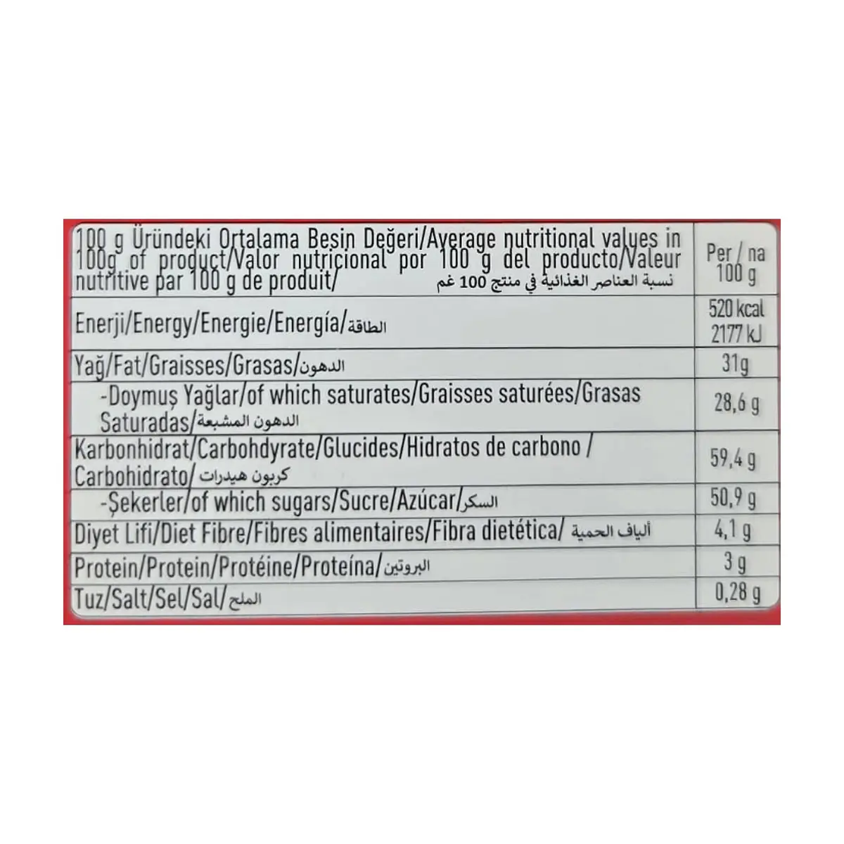 Caja de bombones de chocolate Tayas Amor (100 g / 3.52 oz) - Thumbnail 3