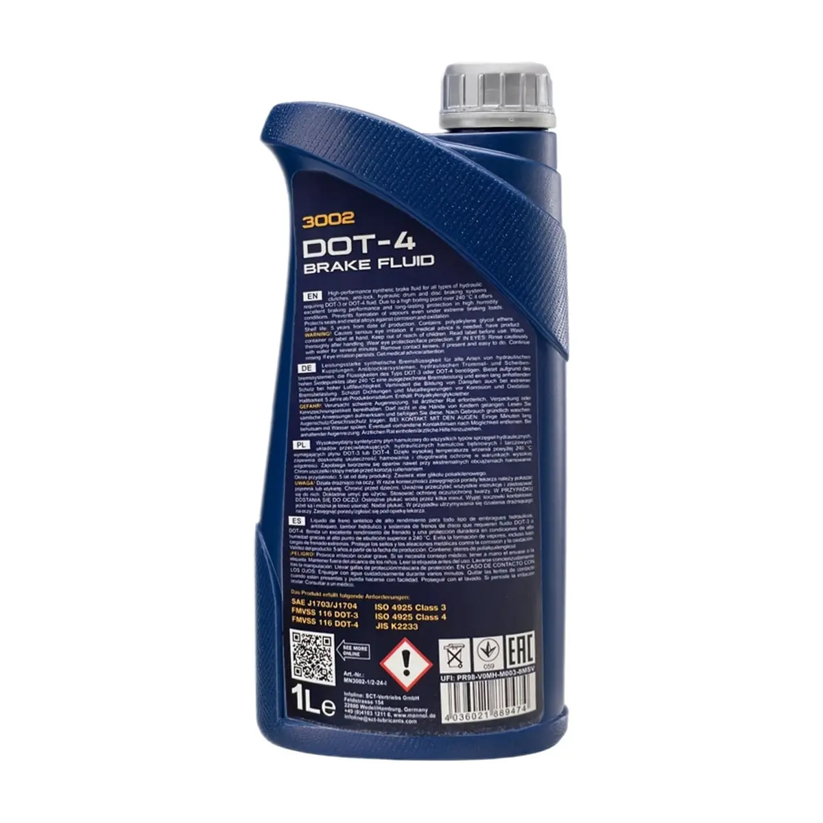 Líquido de frenos 3002 dot - 4 Mannol (1 L) - Thumbnail 2