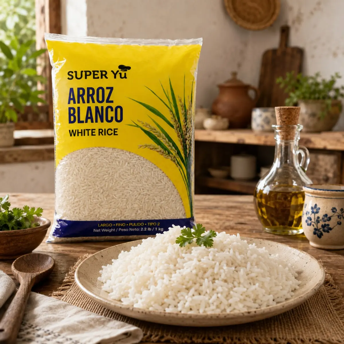 Arroz Blanco Super Yu (1 kg / 2.2 lb) - Thumbnail 3