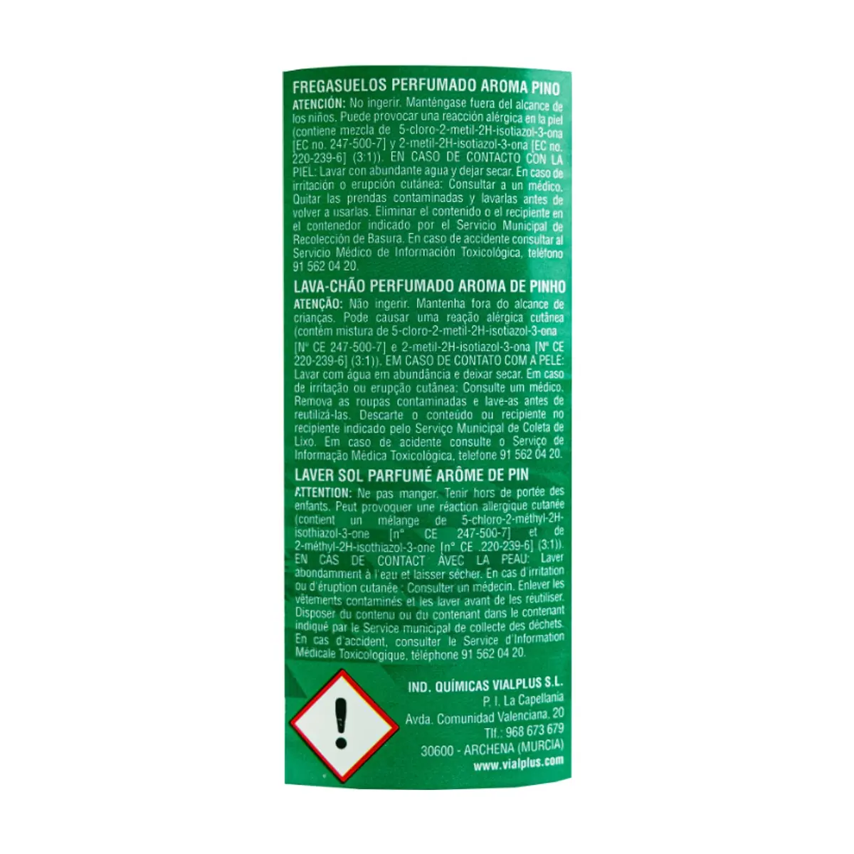 Fregasuelos perfumado aroma de pino Lumysol (1.5 L) - Thumbnail 3