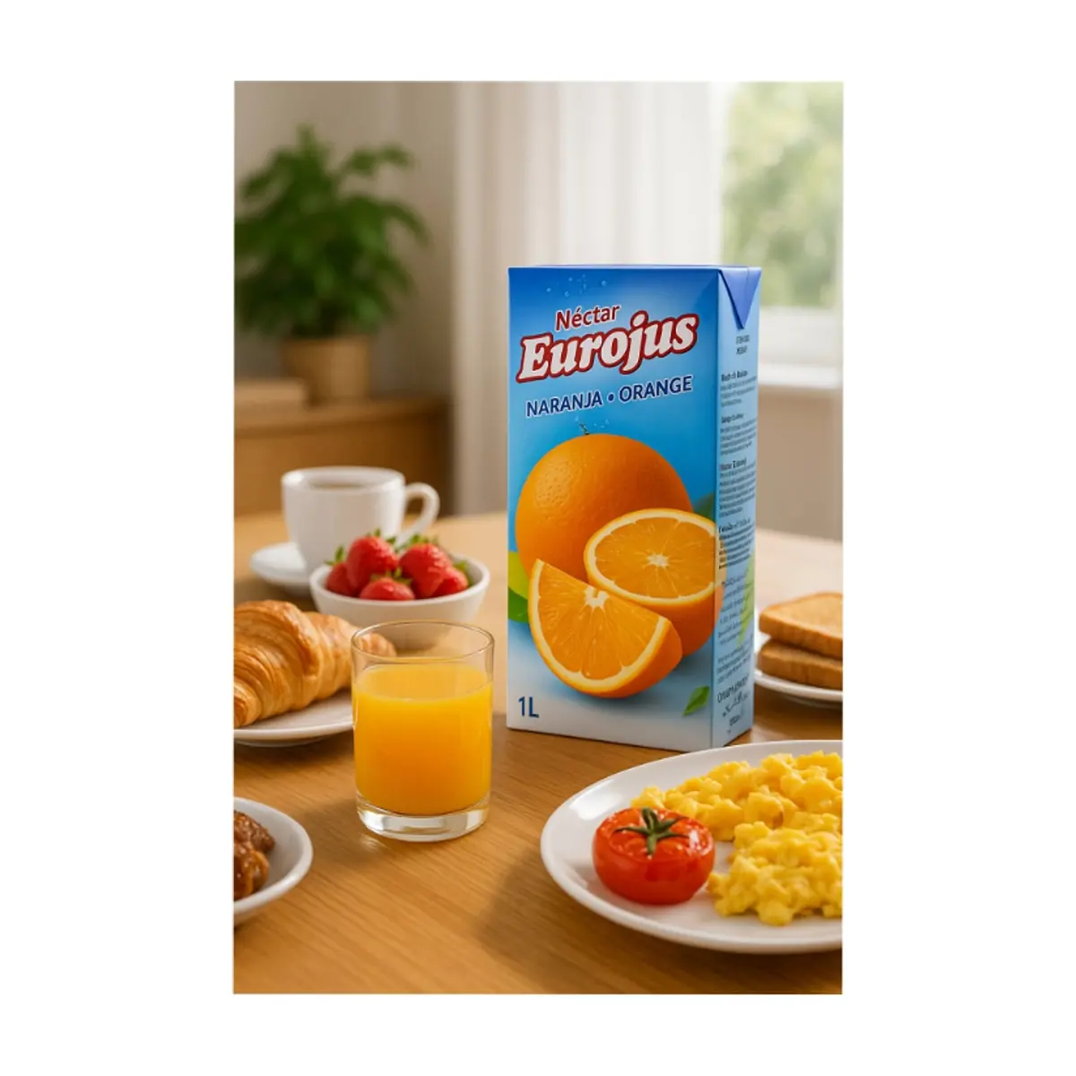 Néctar de naranja Eurojus (1 L) - Thumbnail 4