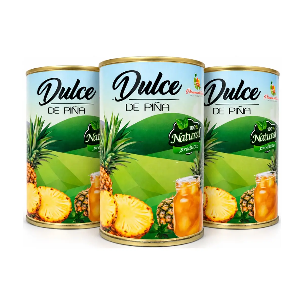 Dulce de Piña Placeres del Campo (3 x 460 g / 1.01 lb) - Imagen 1
