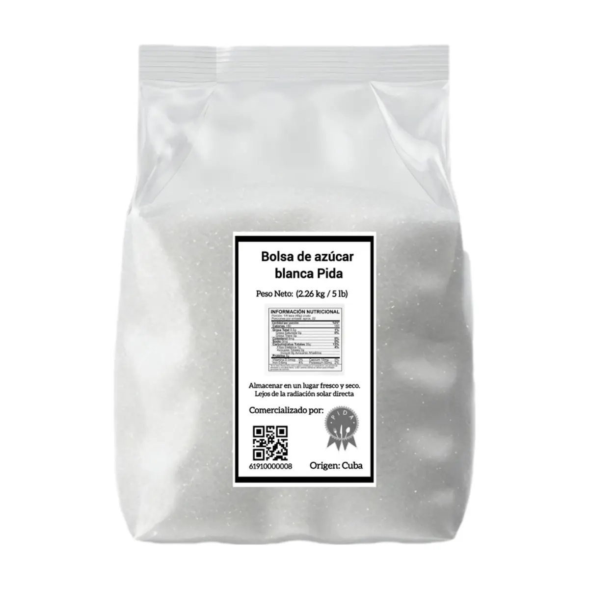 Azúcar blanca Pida (2.26 kg / 5 lb)