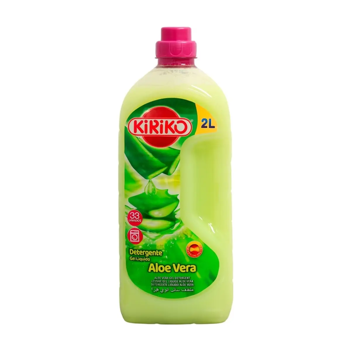 Detergente Líquido de Lavar Aloe Vera (2000ml) KIRIKO