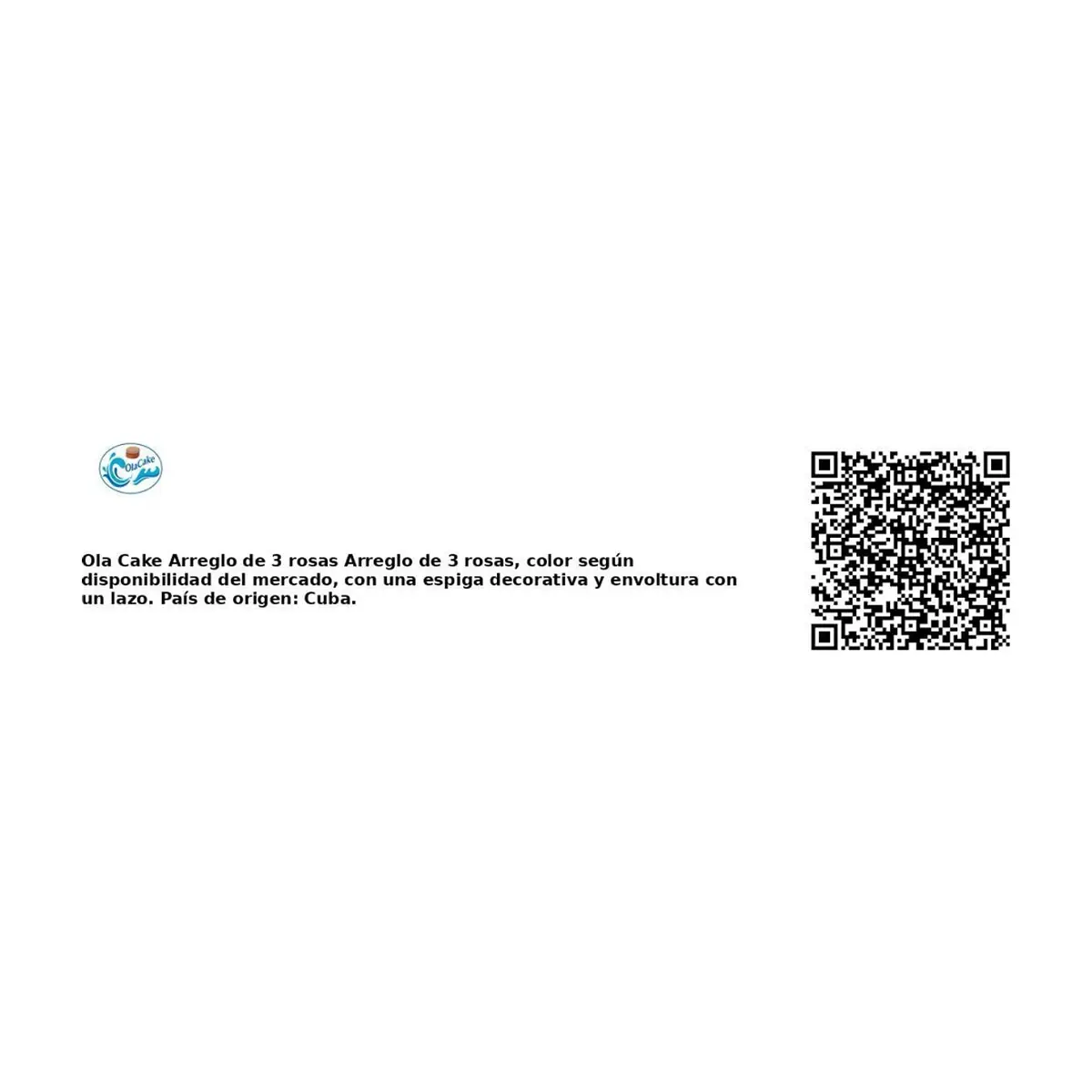 Arreglo de 3 rosas - Thumbnail 3
