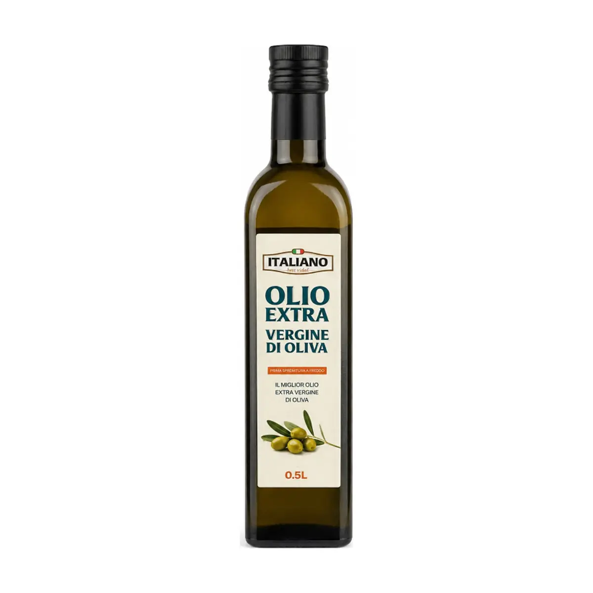 Aceite de oliva extra virgen Italiano (500 ml) - Imagen 1