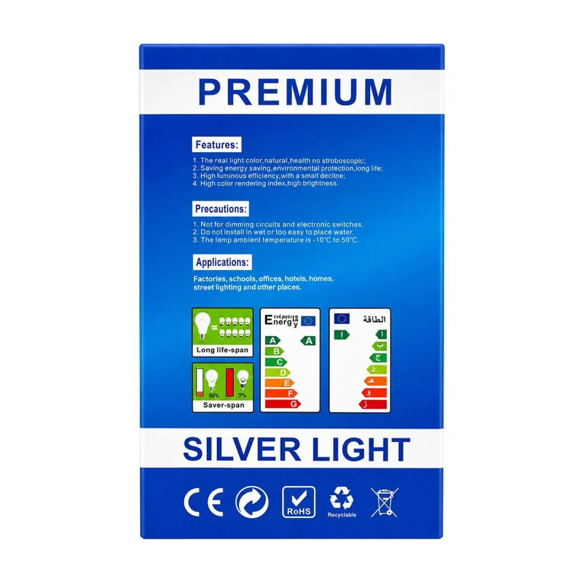 Bombilla LED Premium 5W Silver Light - Thumbnail 3