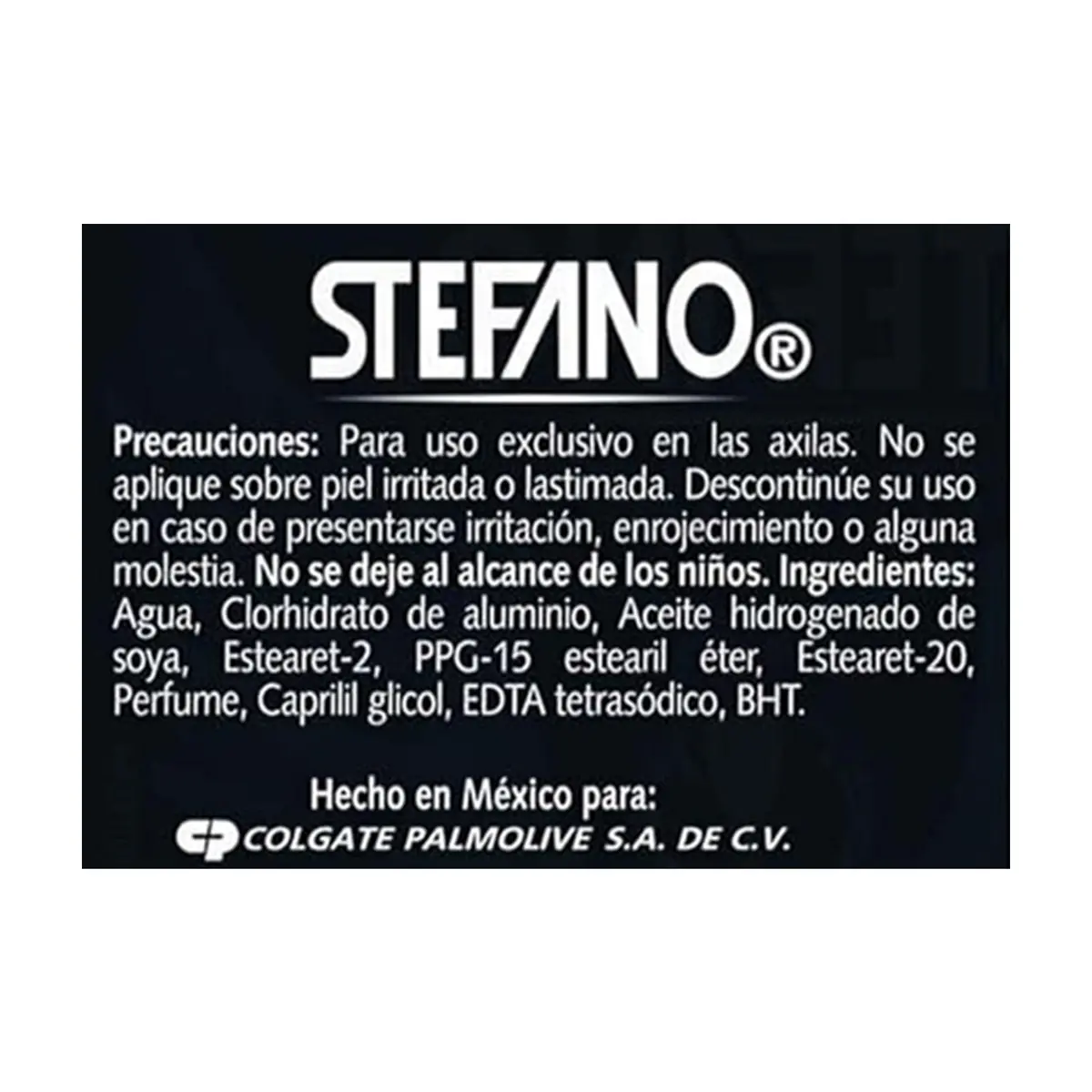 Desodorante original para caballero Stefano Black (50 ml / 1.8 fl.oz) - Thumbnail 7