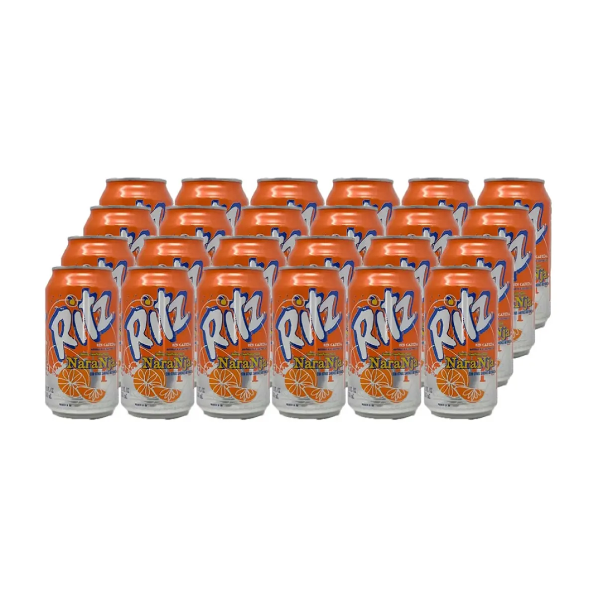 Refresco gaseado sabor naranja Ritz (24 x 355 ml)
