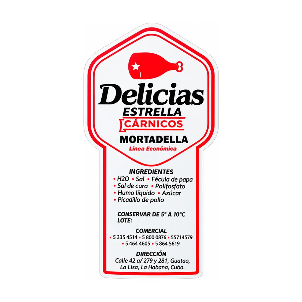 Mortadella línea económica Delicias Estrella (420 g / 14.81 oz) - Thumbnail 2