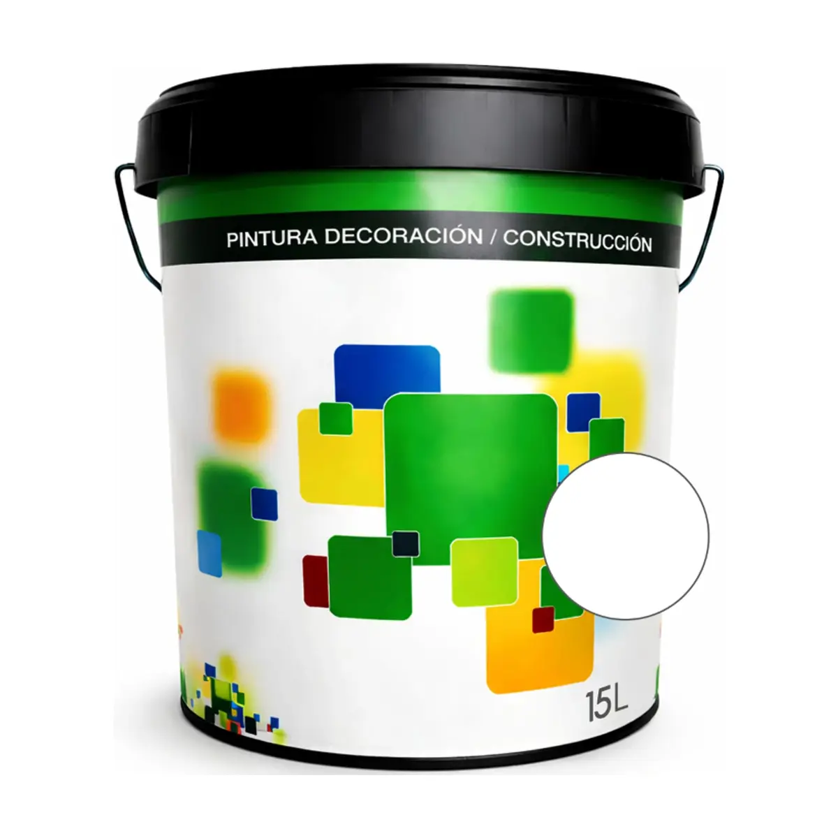 Pintura acrílica interior y exterior blanca Euro Campi (15 L)