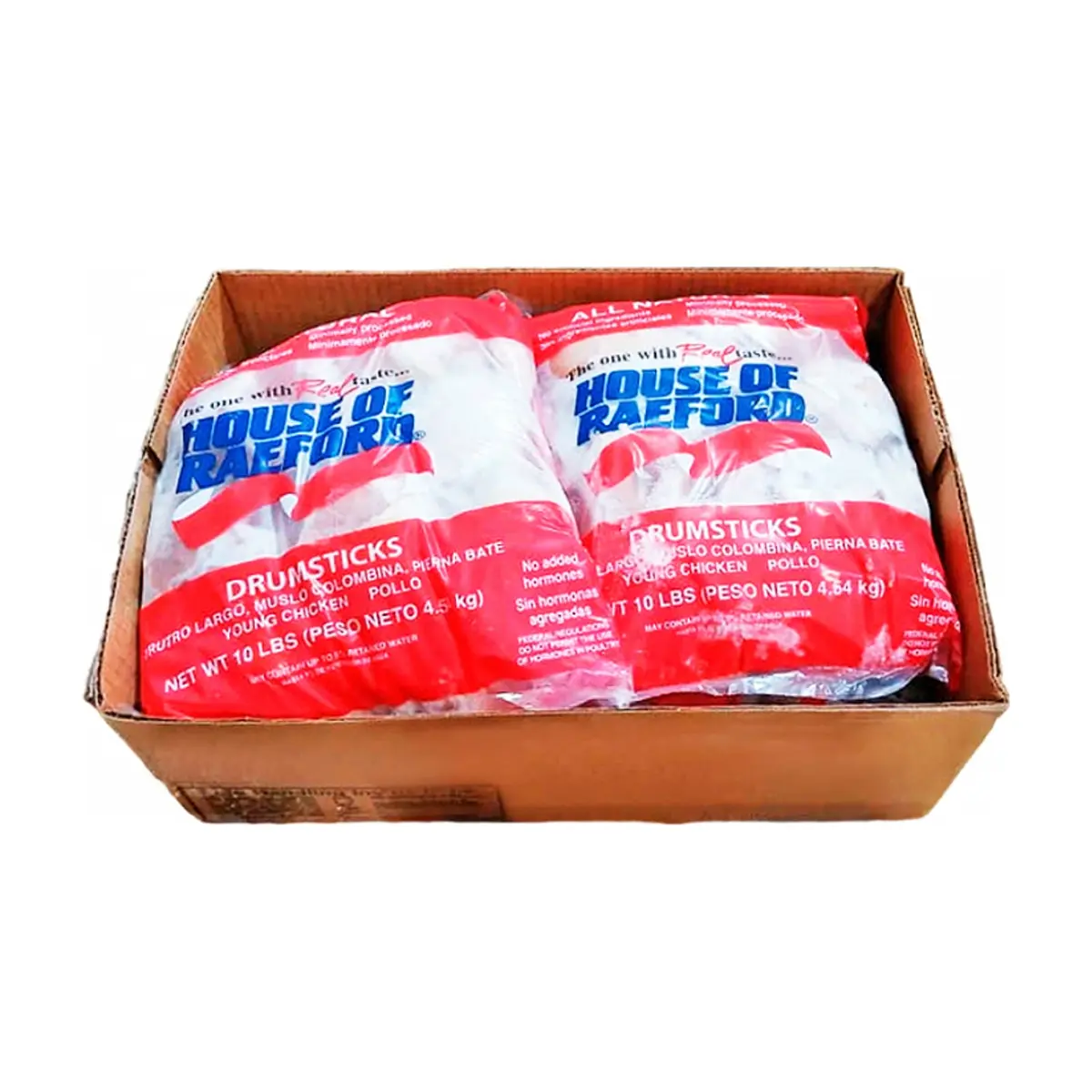 Caja de muslo de pollo House of Raeford (18.14 kg / 40 lb)