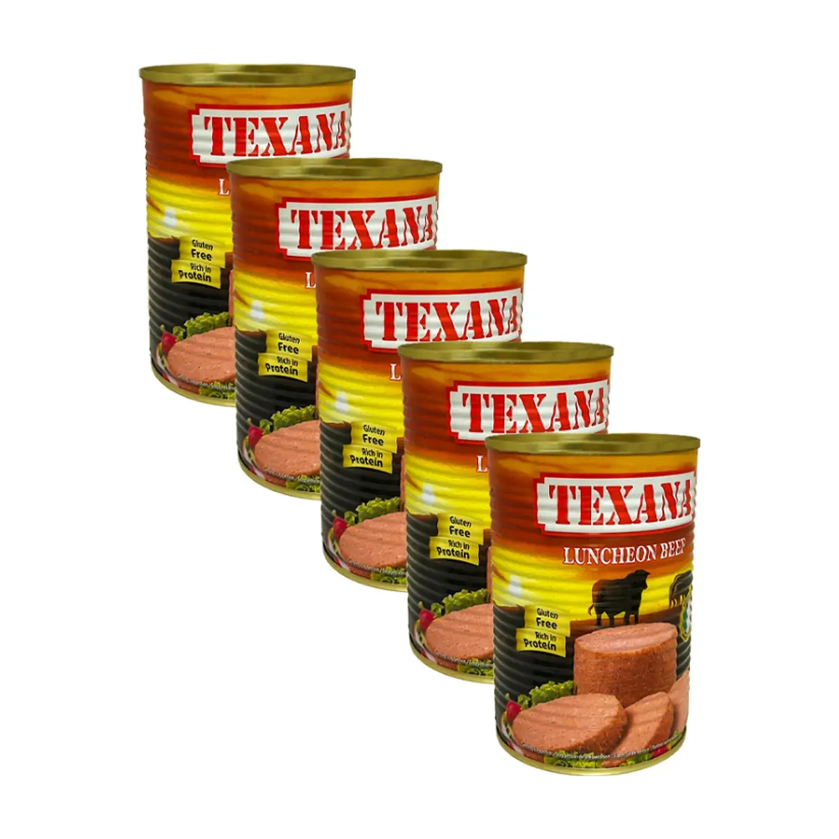 Carne de res enlatada tipo spam (5 x 400 g / 14.11 oz)