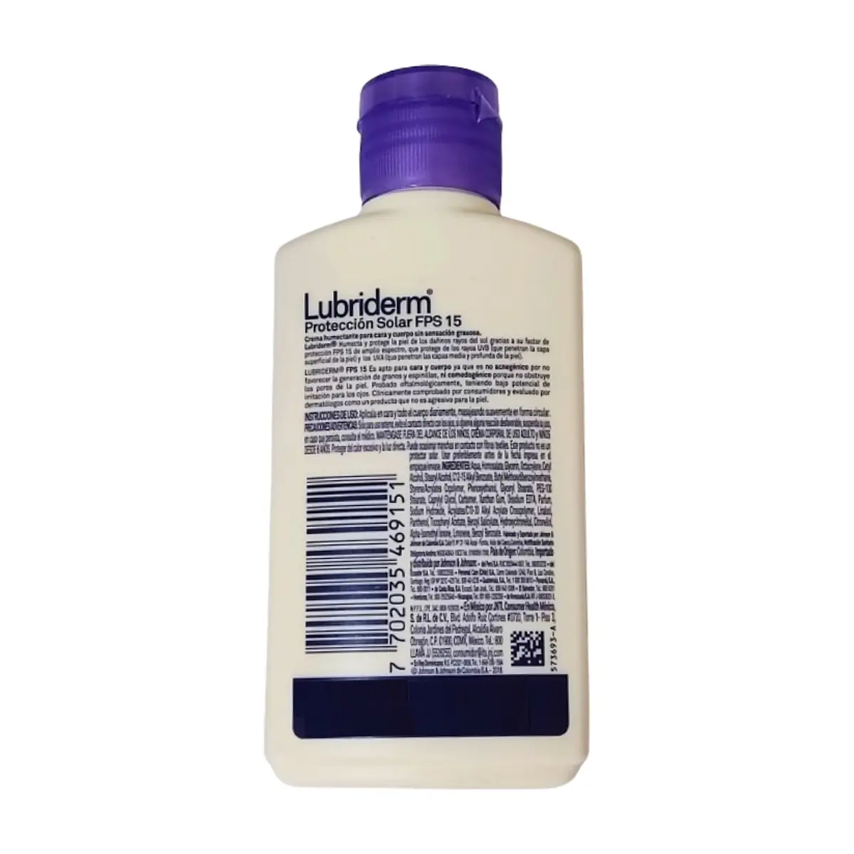 Crema humectante cara y cuerpo con FPS-15 Lubriderm (120 ml) - Thumbnail 2