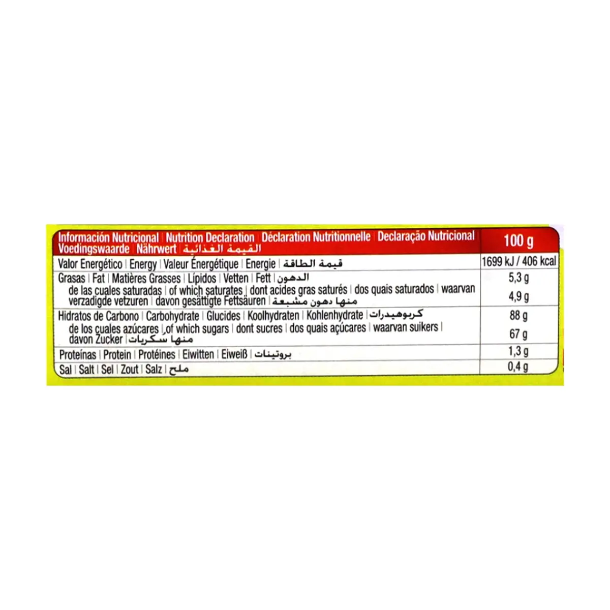 Mousse sabor limón Calnort (130 g / 4.59 oz) - Miniatura 3