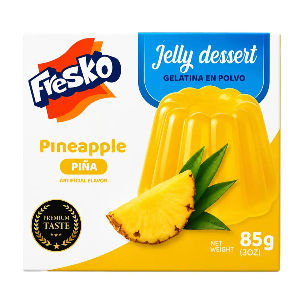 Gelatina de piña Fresko (85 g / 3 oz)