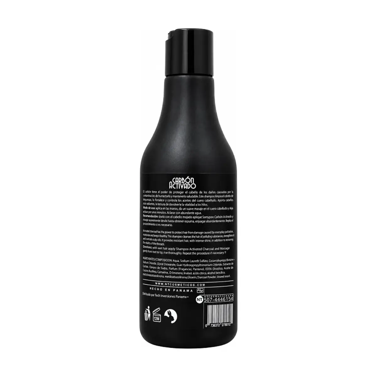 Champú de carbón activado y linaza NT (300 ml / 10.1 oz) - Thumbnail 2