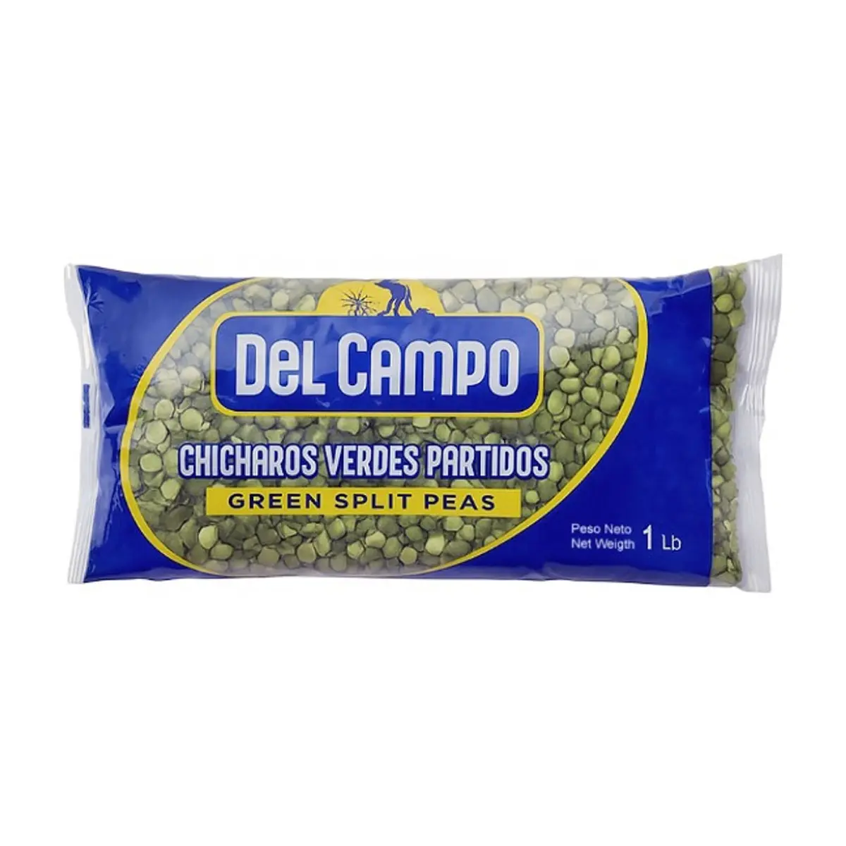 Chícharos verdes partidos Del Campo (454 g / 1 lb)
