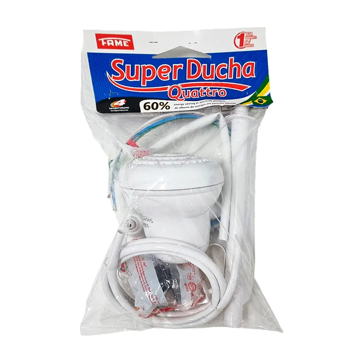 Ducha eléctrica modelo Super Ducha Quattro Fame -110 V - Thumbnail 3
