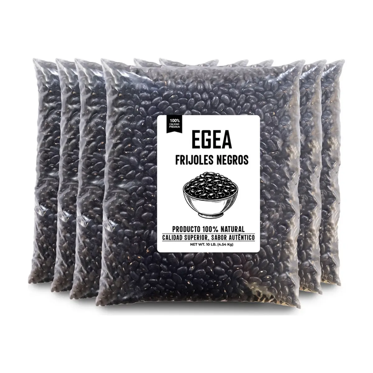 Frijoles negros EGEA (6 x 4.54 kg / 10 lb)