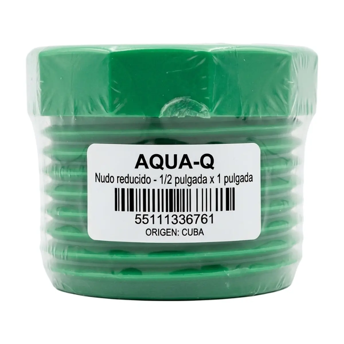 Nudo reducido - 1/2 pulgada x 1 pulgada - Aqua-Q - Thumbnail 3