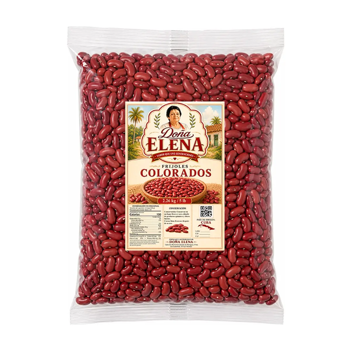 Frijoles colorados Doña Elena (2.26 kg / 5 lb)