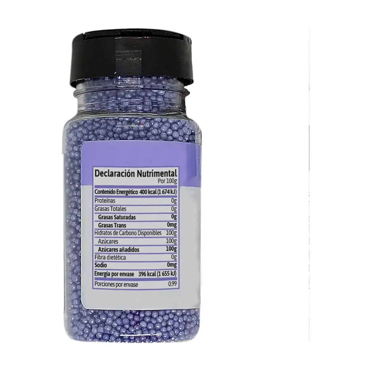 Perlas moradas para decorar postres Bakersfield (99 g / 3.5 oz) - Thumbnail 3