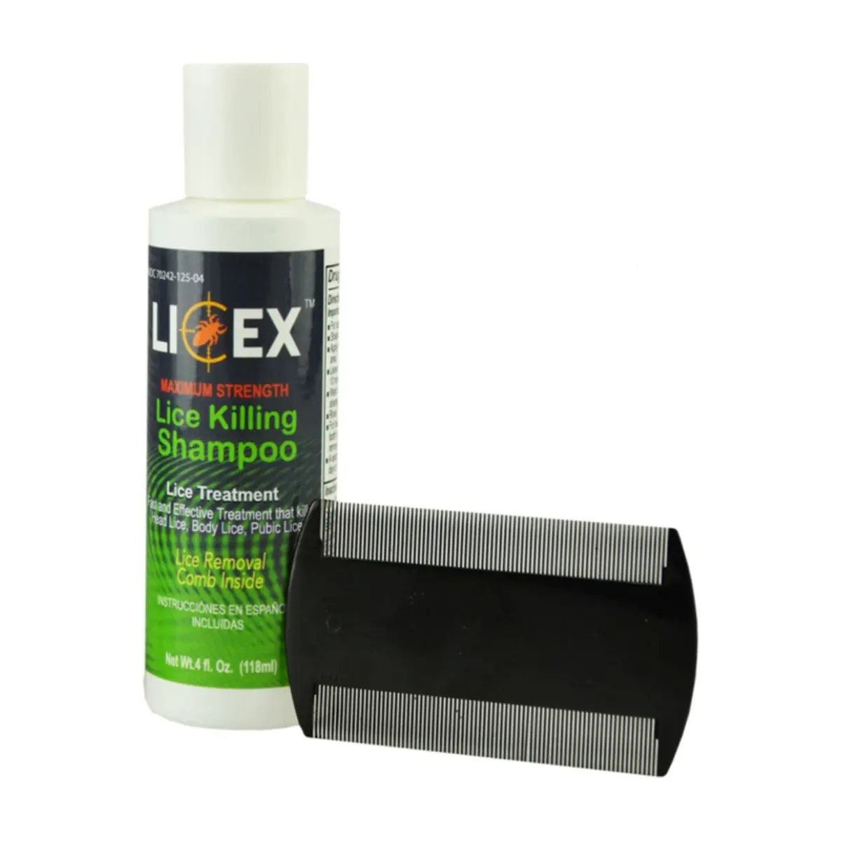 Champú antipiojos con peine Licex (4 oz / 118 ml) - Thumbnail 2