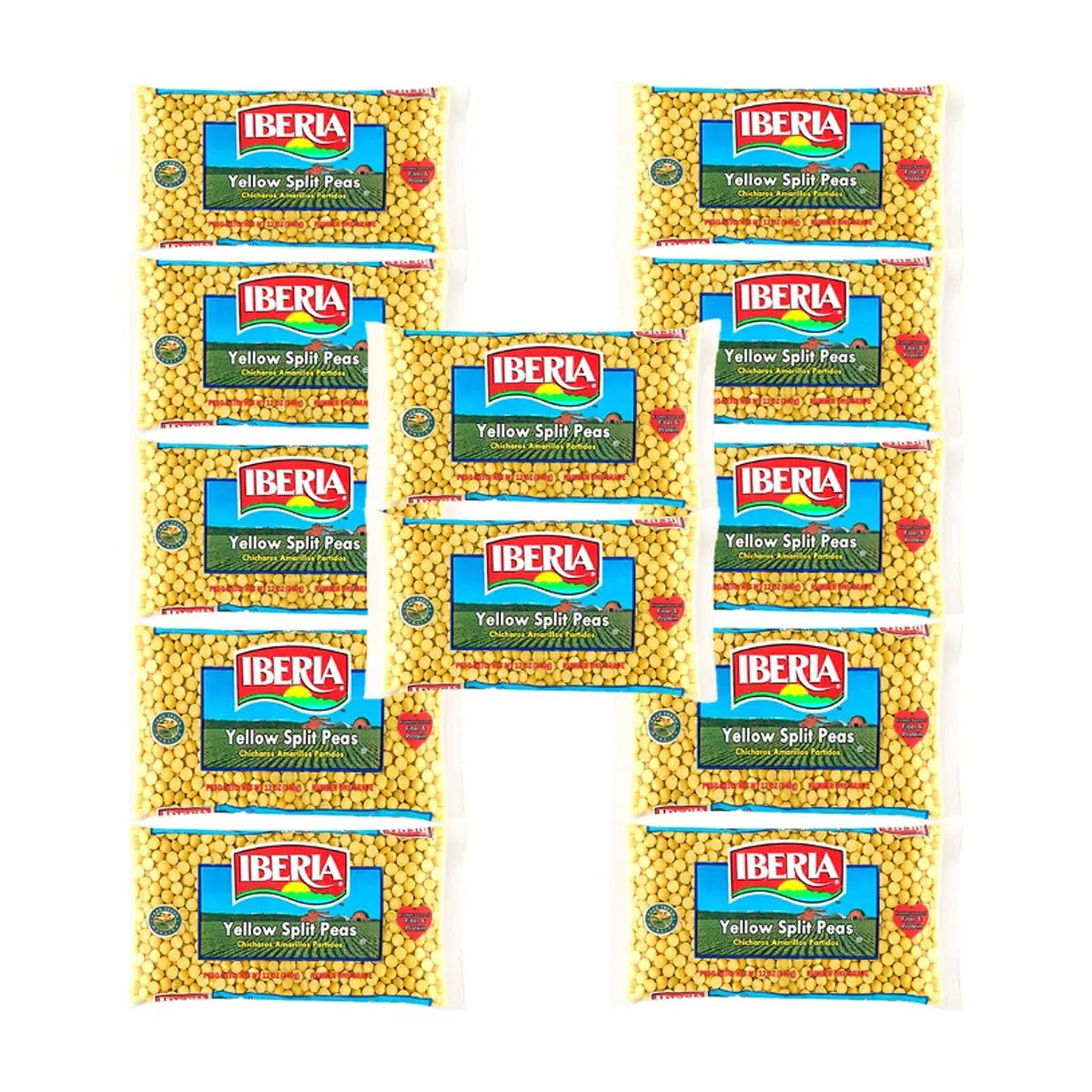 Chicharos amarillos partidos Iberia ( 12 x 340 g / 12 oz)