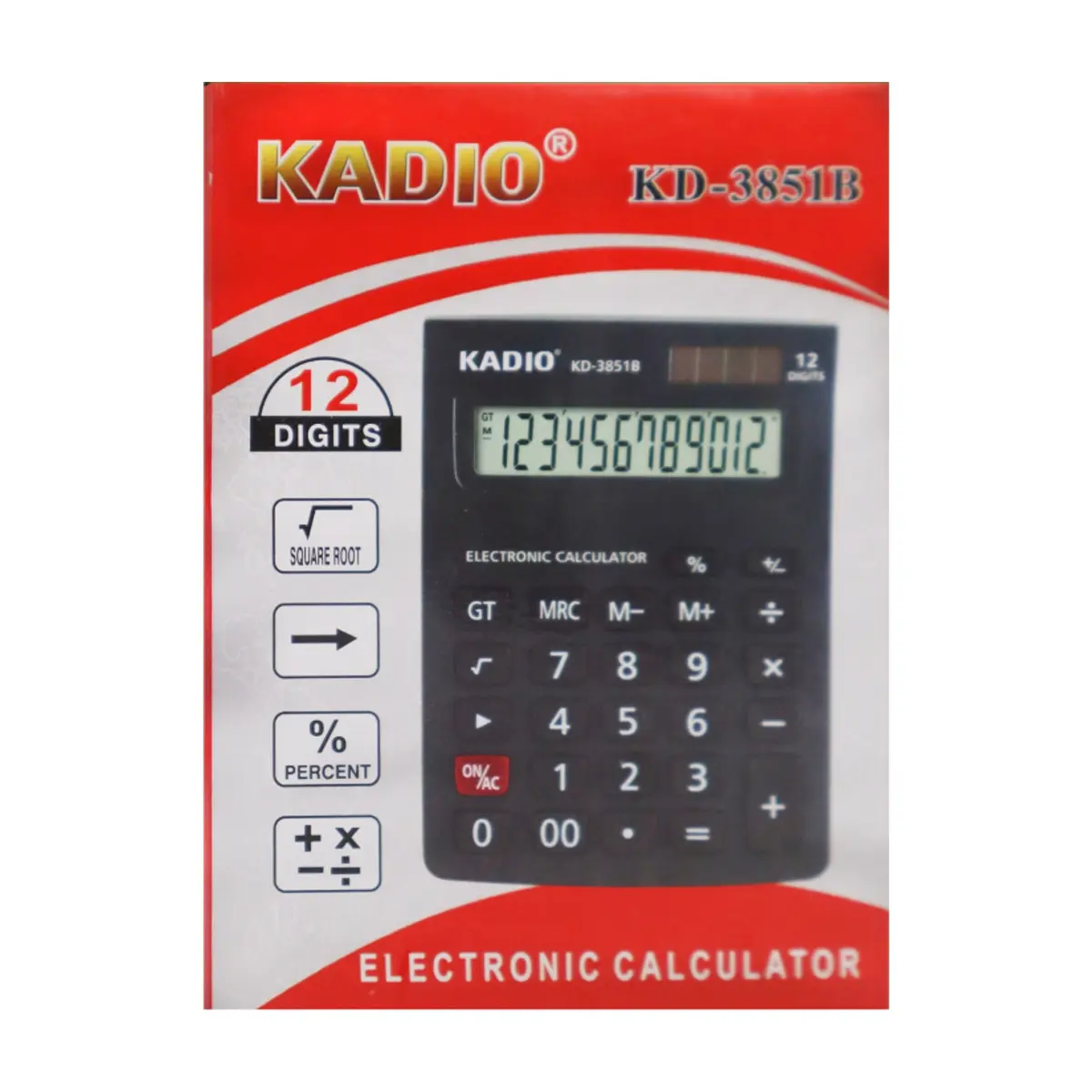 Calculadora electrónica KD-3851B Kadio - Thumbnail 7