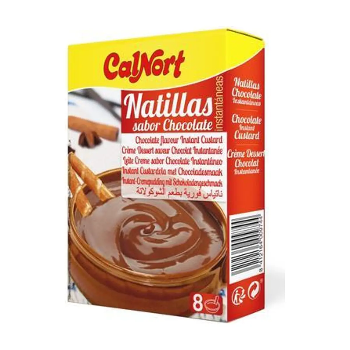 Natilla Sabor Chocolate Display (2x65g) CALNORT