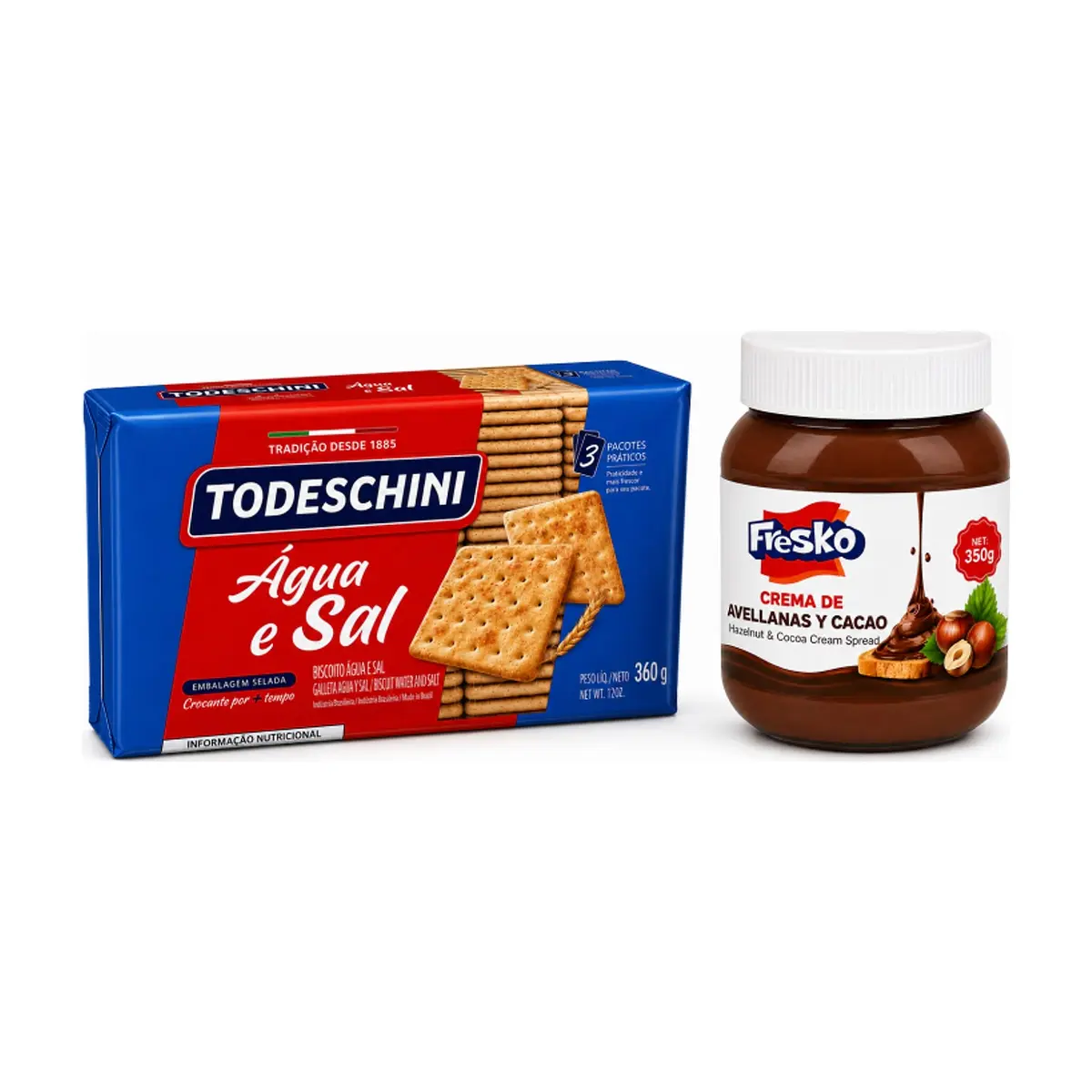 Combo mixto Galleta + nutella