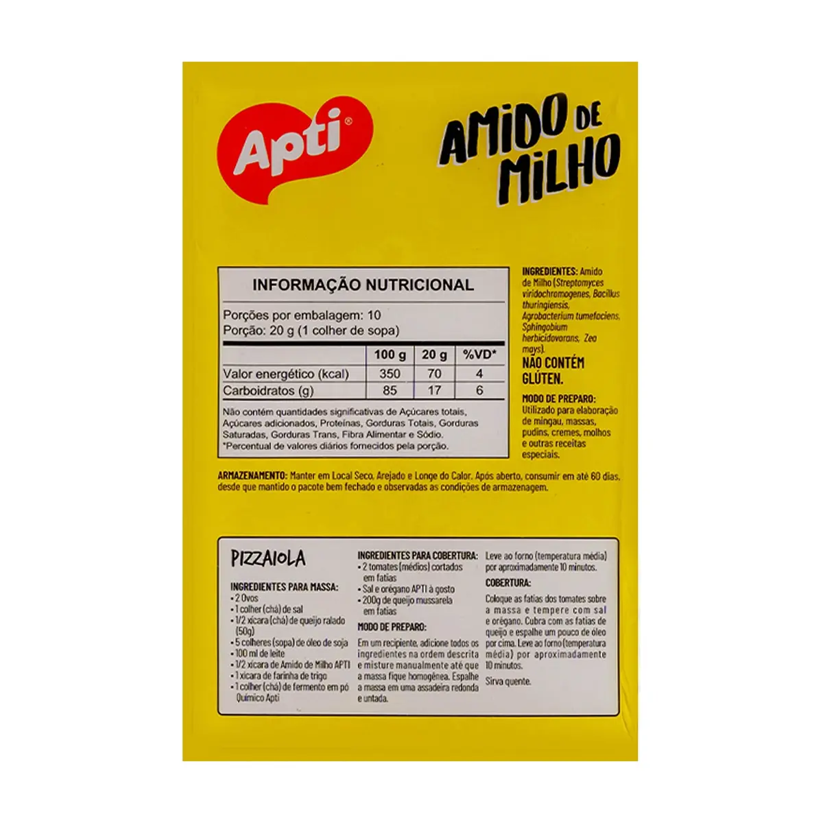 Maicena almidón de maíz Apti (200 g / 7.05 oz) - Thumbnail 4